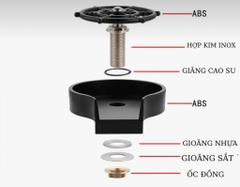 Bộ Dụng Cụ Rửa Cốc Ty Nhựa, Rửa Bình Nước, Lắp Chậu Rửa Bát, Tiện Lợi, Sạch Sẽ, Hiện Đại