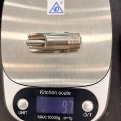 Vòi Heo Inox Dày Size 21, Vòi Lợn 21, Núm Uống Nước Cho Heo Thịt, Heo Nái,Chất Liệu Inox Loại Dày Nắp Vặn Hai Cạnh, Không Logo