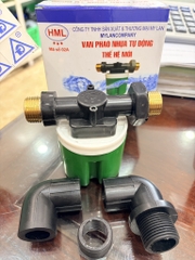 Phao Cơ Chống Tràn, Ren Đồng 21, Tự Động Thế Hệ Mới, Thân Nhựa Xanh, HML