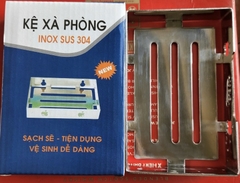 Kệ Đựng Xà Phòng, Inox SUS 201, TQ, Có Vỏ Hộp