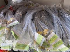 Dây Cấp Nước Chậu Rửa Mặt, Ốc Inox 304, Dây Lưới Inox