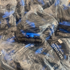 Van 20 HDPE Hathaco, Van Tay Xanh Vặn Ren
