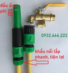 Vòi Tưới Cây Đa Năng Đầu Nối Nhanh