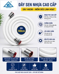 Van Nhựa PVC, Tay Trắng, Thân Hai Mảnh, Size 21/27/34