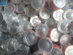 Xi Phông Rửa Mặt Lật Ghi, 1 Cửa Thoát, Đầu Lật Inox 304%, Đuôi Chun Nhựa PVC, Thoát Nước Chậu Rửa Mặt, Lavabo LINDA