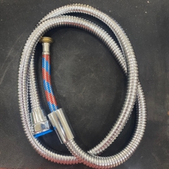 Dây Sen Tắm Inox, Dài 1,5m, Có Lõi Rút, Ốc Đồng, Chịu Được Áp Lực Nước Cao