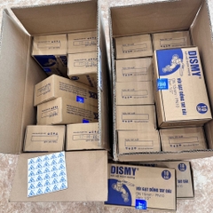 Vòi Nước Đồng 21 DN15 Dismy, Ren 1/2, Vòi Đồng Tay Xanh Gạt 2 Chiều, Đầu Vòi Ren Lắp Dây Máy Giặt, Size 21