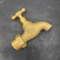 Vòi Nước Đồng Vặn HP 21, Chất Liệu Đồng, Hàng Dày, Bền, Size 21