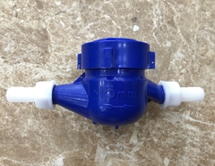 Đồng Hồ Đo Lưu Lượng Nước, Nhựa ABS, Size 21, Sử Dụng Được Nước Mặn, Nước Phèn, Nhựa Cao Cấp Độ Bền Cao, Đo Chuẩn,LINDA BH 12T