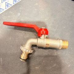 Van Bi VYKO Màu Ghi, Van Bi Tay Gạt Nối Nhanh Ống PPR, HDPE