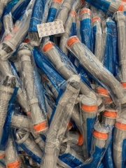 Xi Phông Rửa Mặt Lật Ghi, 1 Cửa Thoát, Đầu Lật Inox 304%, Đuôi Chun Nhựa PVC, Thoát Nước Chậu Rửa Mặt, Lavabo LINDA