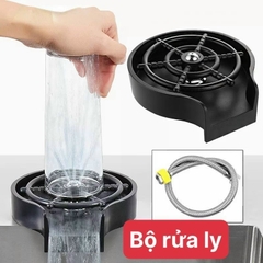 Bộ Dụng Cụ Rửa Cốc Ty Nhựa, Rửa Bình Nước, Lắp Chậu Rửa Bát, Tiện Lợi, Sạch Sẽ, Hiện Đại