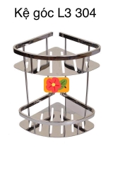 Kệ Góc 2 Tầng, Inox 304