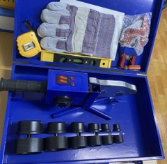 Máy hàn nhiệt to PPR 20-63 Cao Cấp, Công Suất 1500W, Gia Nhiệt Chuẩn: combo đầy đủ linh kiện: kéo nhỏ, thước dài, thước nước, găng tay, tô vít.