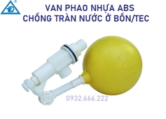 Phao Cơ Nhựa ABS, Chống Tràn Bồn Nước, Bóng Vàng, Nhựa Cao Cấp Độ Bền Cao