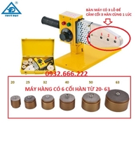 Máy Hàn Nhiệt PPR 20-63 l 3 Lỗ Cắm Cối