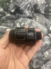 Nối Ren Ngoài 20x1/2 HDPE, NRN20 Phụ Kiện Lắp Ống HDPE 20