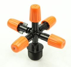 Béc Xoay 5 Cánh Cam, Béc Tưới Cây