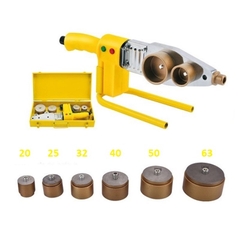 Máy Hàn Nhiệt PPR 20-63, Đầu Hàn Xuyên Tường, Điều Chỉnh Tự Động, Tấm Gia Nhiệt Chống Dính, BH 12 Tháng