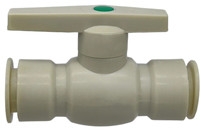 Van Bi VYKO Màu Ghi, Van Bi Tay Gạt Nối Nhanh Ống PPR, HDPE