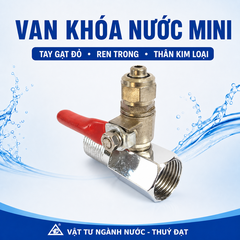 Van Lọc Rời Khoá Chia Nước Đầu Vào Cho Máy Lọc Nước, Ống 10, Van Rời Chữ T, Ren 21