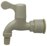 Vòi Nối Nhanh VYKO Màu Ghi, Tay Gạt, Nối Nhanh Ống PPR, HDPE
