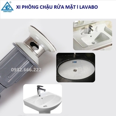 Xi Phông Lật, Đầu Inox 304%, Đuôi Chun Nhựa PVC, Thoát Nước Chậu Rửa Mặt, Lavabo LINDA