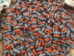 Van Nhựa Tay Cam, Van Nhựa Không Vỏ, Van Có Chân, Tay Vặn Nhẹ, Chất Liệu Nhựa PVC