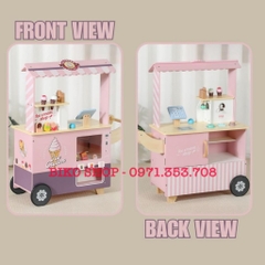 Đồ chơi xe đẩy bán kem 86.5cm có màu xanh/hồng - 𝐁𝐈𝐊𝐎 𝐒𝐇𝐎𝐏