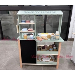 Đồ chơi Quầy bán hàng, quầy bánh xanh xixi bằng gỗ cho bé 𝐁𝐈𝐊𝐎 𝐒𝐇𝐎𝐏