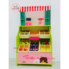 Đồ chơi quầy bán hàng củ quả dính nam châm cao cấp 94 cm-𝐁𝐈𝐊𝐎 𝐒𝐇𝐎𝐏