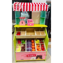 Đồ chơi quầy bán hàng củ quả dính nam châm cao cấp 94 cm-𝐁𝐈𝐊𝐎 𝐒𝐇𝐎𝐏
