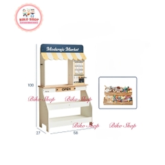 Đồ chơi quầy bán hàng màu trắng 100cm Kienvy - 𝐁𝐈𝐊𝐎 𝐒𝐇𝐎𝐏