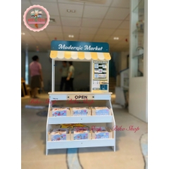 Đồ chơi quầy bán hàng màu trắng 100cm Kienvy - 𝐁𝐈𝐊𝐎 𝐒𝐇𝐎𝐏