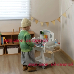 Đồ chơi xe đẩy kem 72cm bằng gỗ cao cấp cho bé-𝐁𝐈𝐊𝐎 𝐒𝐇𝐎𝐏