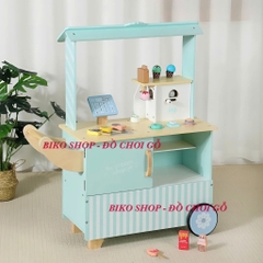 Đồ chơi xe đẩy bán kem 86.5cm có màu xanh/hồng - 𝐁𝐈𝐊𝐎 𝐒𝐇𝐎𝐏