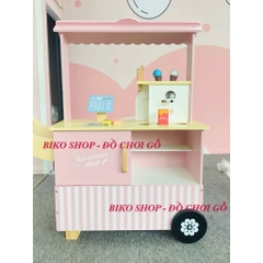 Đồ chơi xe đẩy bán kem 86.5cm có màu xanh/hồng - 𝐁𝐈𝐊𝐎 𝐒𝐇𝐎𝐏