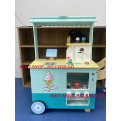 Đồ chơi xe đẩy bán kem 86.5cm có màu xanh/hồng - 𝐁𝐈𝐊𝐎 𝐒𝐇𝐎𝐏