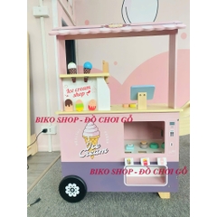 Đồ chơi xe đẩy bán kem 86.5cm có màu xanh/hồng - 𝐁𝐈𝐊𝐎 𝐒𝐇𝐎𝐏
