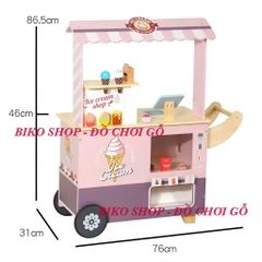 Đồ chơi xe đẩy bán kem 86.5cm có màu xanh/hồng - 𝐁𝐈𝐊𝐎 𝐒𝐇𝐎𝐏