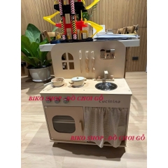 Đồ chơi bếp, tủ lạnh, máy giặt, lò nướng Cucinino bằng gỗ cho bé