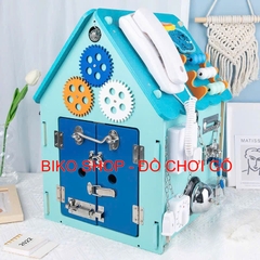 Đồ chơi Ngôi Nhà Bận Rộn Mái Xanh cao 45.5cm -BusyHouse-Bikoshop