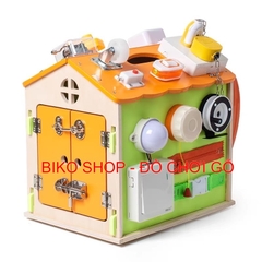 Đồ chơi nhà bận rộn bằng gỗ 31cm  𝐁𝐈𝐊𝐎 𝐒𝐇𝐎𝐏
