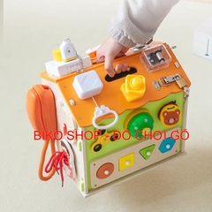 Đồ chơi nhà bận rộn bằng gỗ 31cm  𝐁𝐈𝐊𝐎 𝐒𝐇𝐎𝐏