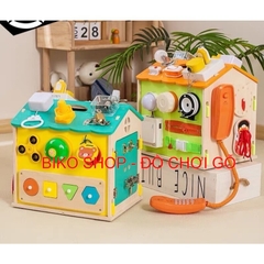 Đồ chơi nhà bận rộn bằng gỗ 31cm  𝐁𝐈𝐊𝐎 𝐒𝐇𝐎𝐏