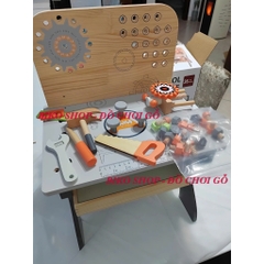 Bộ dụng cụ kỹ thuật 53.7cm bằng gỗ cho bé