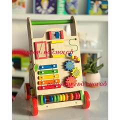 Đồ chơi xe đẩy tập đi đa năng bằng gỗ cho bé - 𝐁𝐈𝐊𝐎 𝐒𝐇𝐎𝐏