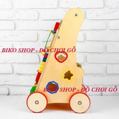 Đồ chơi xe đẩy tập đi đa năng bằng gỗ cho bé - 𝐁𝐈𝐊𝐎 𝐒𝐇𝐎𝐏