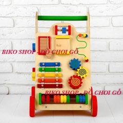 Đồ chơi xe đẩy tập đi đa năng bằng gỗ cho bé - 𝐁𝐈𝐊𝐎 𝐒𝐇𝐎𝐏