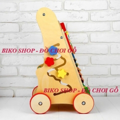 Đồ chơi xe đẩy tập đi đa năng bằng gỗ cho bé - 𝐁𝐈𝐊𝐎 𝐒𝐇𝐎𝐏
